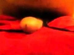 Skinny Twink's Thick Cum Orgasm While Humping a Towel