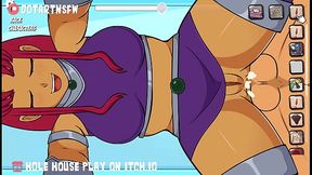 Starfire Big Ass Creampie Compliation - Hole House Game [Rule 34'Cartoon'Hentai]