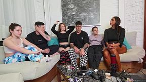 Amateur Orgy with 3 vs 3 on a Fun Game Night!
