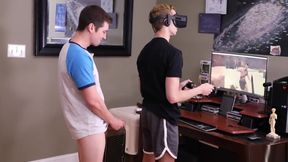 Colby Chambers takes advantage of Sexy Gamer Boy Fucks him HARD BAREBACK