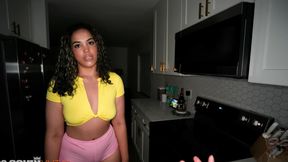Curvy Gem Jewels Gets Her Huge Ass Pounded In POV