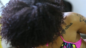 Sensational exchange between couples at barbecue