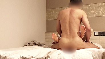 Sex with no panties and one-piece dress