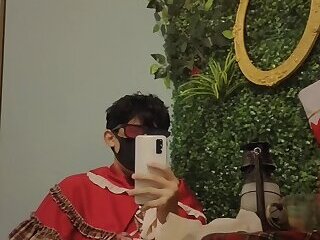 圣诞节鲜肉自慰