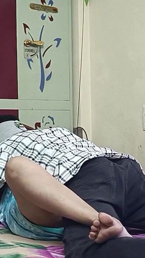 Stepmom Seducing Her Son While Massage Her Leg Desi Indian Stepmom Fucking