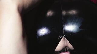Redheaded women inside pvc licked to orgasm - 4k scene
