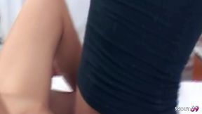 Blonde Shemale Fucks Hot Big Tit Latin MILF Anal