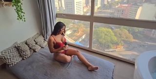 Showing off to My Apartment Neighbors, Giving a Blowjob for Everyone to See