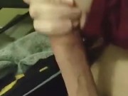 POV Milking My Cut Teen Cock Until I Release a Huge Cumshot