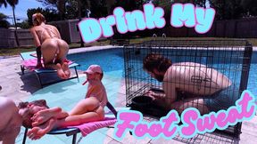 Drink My Foot Sweat - Goddess Jasper Reed Bratty Bikini Foot Worship