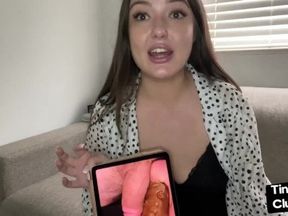 Hot Mature in lingerie talks about small dicks