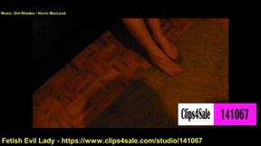 Zebra - Leopard pantyhose teasing and pedicure - Part 1