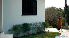 What is your tongue doing in my petite small tits wifes ass?