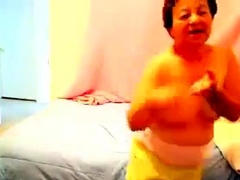 Webcam fun with grandma