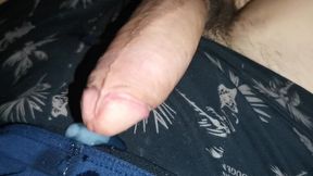 He Came Hard and Covered Himself in a Fountain of Hot Sperm!