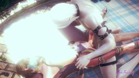 Zelda Yaoi Femboy - Link Double Penetration Threesome (uncensored)
