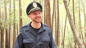 Officer Bullet - Ass Fucked And Edged In The Middle Of The Woods