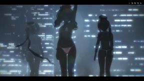 Eyeing the Tiger Murasame x Kashima x Prinz mmd r18 want to play hard