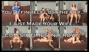 I Beat Your Wife in a Cum Competition SIX TIMES IN A ROW