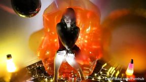 Bonny Dani Daniels's lingerie movie