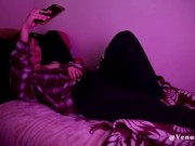 Twink Ignores and blindfolds you while masterbating
