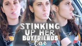 Stinking Up Her Boyfriend's Car (HD WMV)