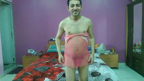 Sexy sissy crossdresser femboy Sweet Lollipop in a sexy sheer babydoll and pantie.