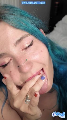 I Finger Myself for You and Suck You off - Sexy Video Call