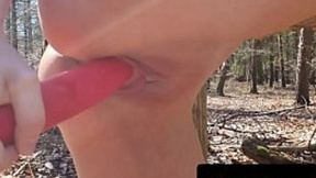 Victoria Wet masturbates in the woods