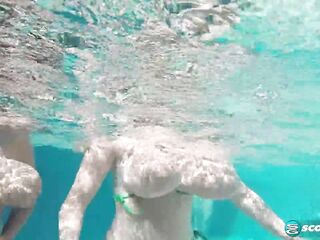 Daria, Erin Star and Helen Star Underwater