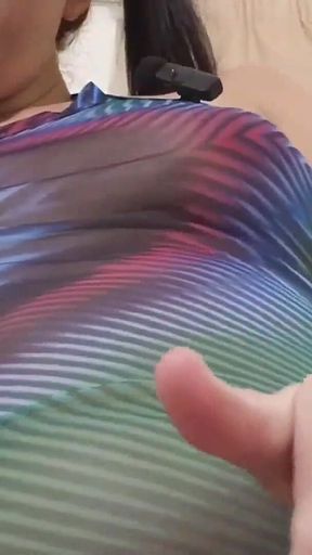 Reina Hanno Flavors Her Cock with Candy