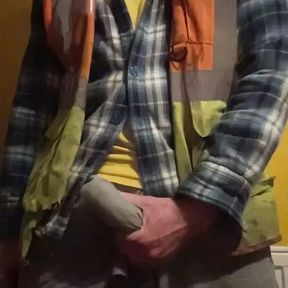 Builder DILF&amp;#039;s 2 hand wank