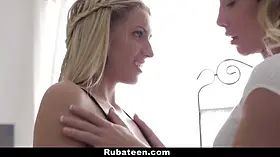 Rubateen - hotties (catania) (luna) massaging, rubbing and eating each other