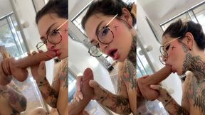 Model video sent by @fermercury @Sextoy in the mouth and #Natural Big Tits #Naked #Tattoo Porn #Glasses Porn porn sexy | Tik.Porn