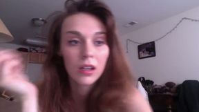 Sexy Dancing Brunette Strips and Shows Her Ass