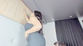 DOMINATED BY THE SADISTIC AND GASY VERONIZA LINS WITH HER STINKY FARTS - CLIP FULL