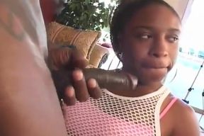 Ebony Whore Enjoys Hardcore Anal Fuck Until Ass Creampie