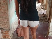 Cogiendo rico con mi cuñada de 20 años en la estación abandonada