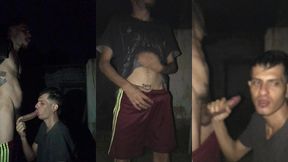 eu e meu namorado estamos voltando pra casa e decidimos fuder na linha do trem