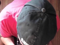 IR gaydaddy barebacked through gloryhole