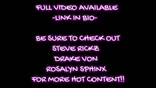 Bisexual Orgy- Steve Rickz, Drake Von and Rosalyn Sphinx