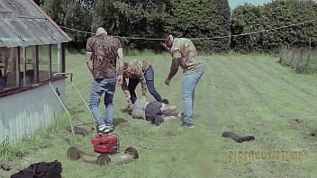Master Aaron And Dave The Pig Got Their Asses Pound Hard
