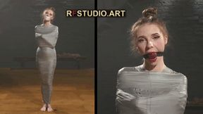 Meloxy - Tape Mummification Part 1 - Creating a Sexy Grey-Tape Mummy (UHD 4K MP4)