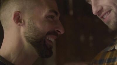 Watch Jeremy London & Gabriel Clark get their asses pounded in a steamy train ride with Thyle Knoxx