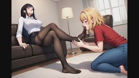 Foot Worship Confessions #54B: My Foot Slave's Devoted Worship (Animated)