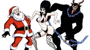 Krampus Stuffed a Butt Plug Into Elvira, the Mistress of Darkness' Ass, and Brought Her to Orgasm  a Christmas Porn Story