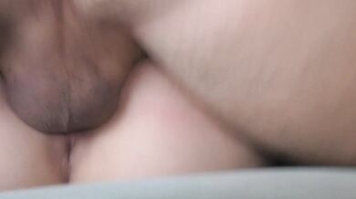 Teen Blonde with Fake lips seduced a stranger to Fuck in her room