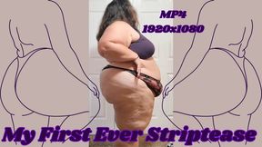 SSBBW Rachel's First Ever Striptease MP4 1920x1080