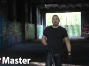 You stumble across me practicing flogging with a bull whip in an abandoned building PREVIEW
