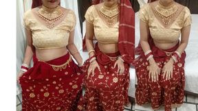 South Indian bhabhi shared a sex video of her wedding night